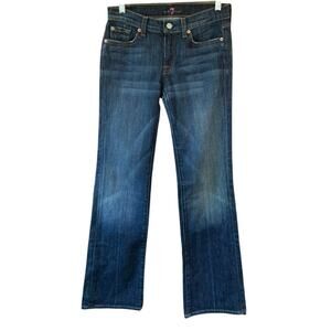 7 For All Mankind Bootcut Y2K Low Rise Denim Jeans size 26